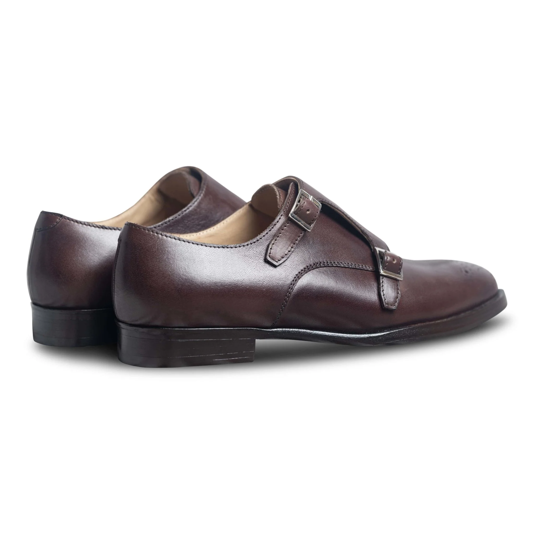 Domo Marrone | Dark brown double-monk-strap - Image 6