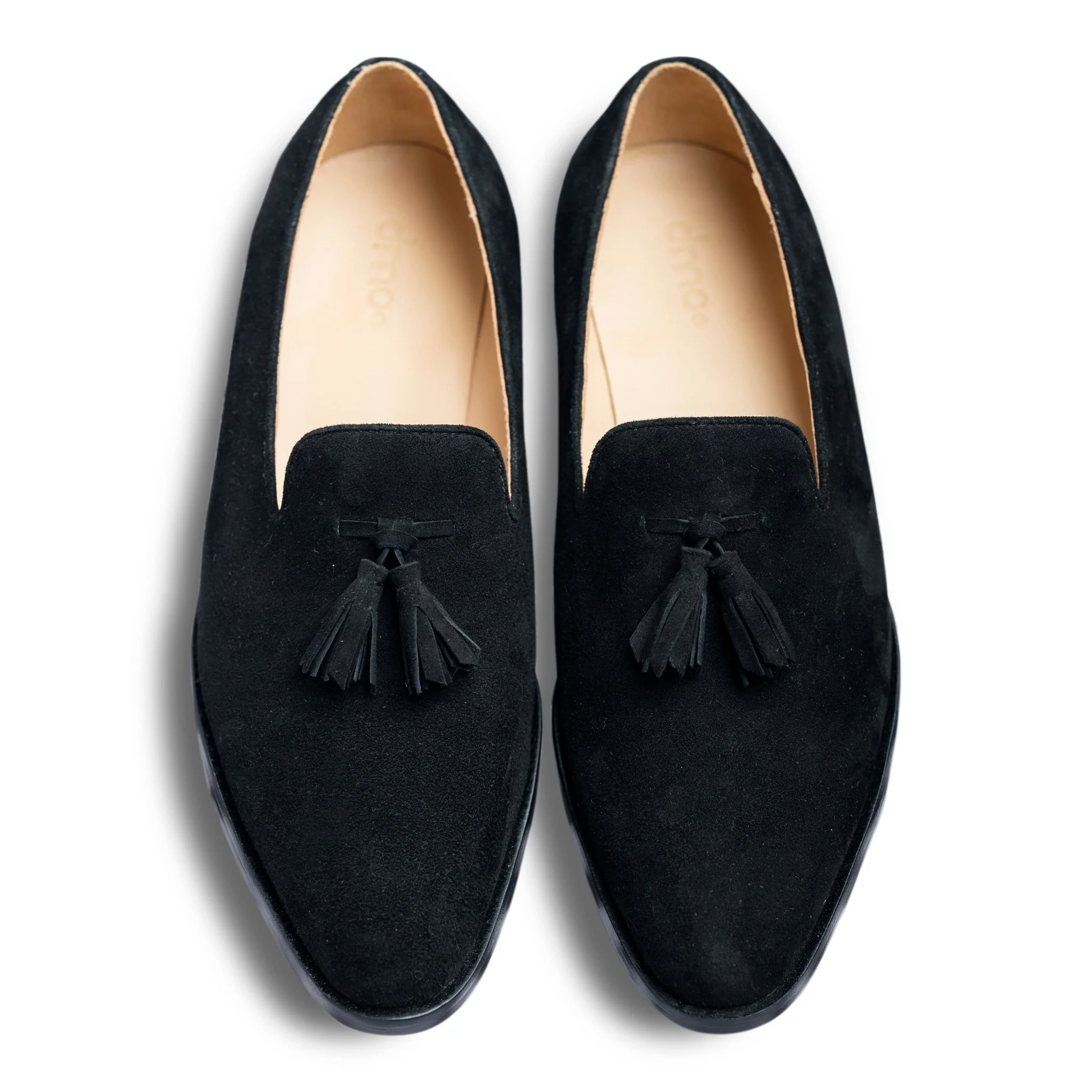 Fascino | Black Suede classic tassel loafers with anti-skid leather sole - Image 5