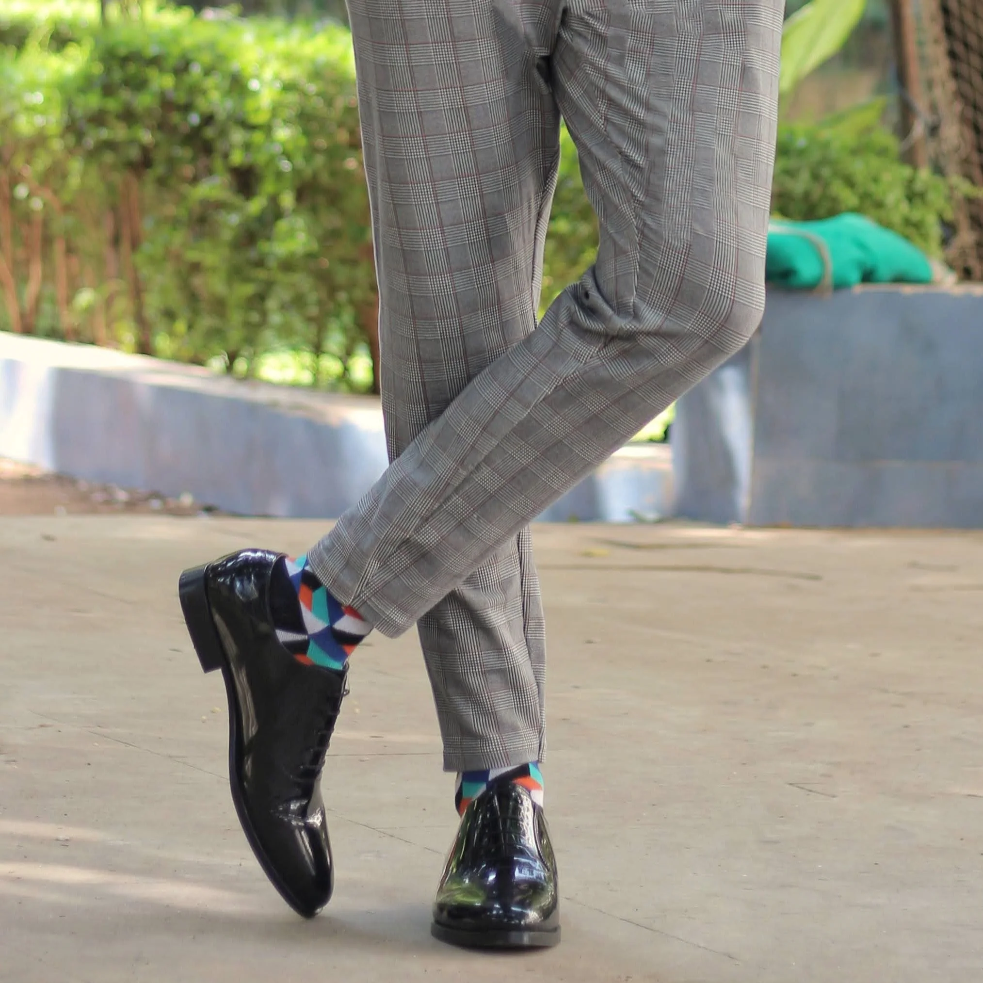 Ferraro | Black patent Oxford shoes - Image 9