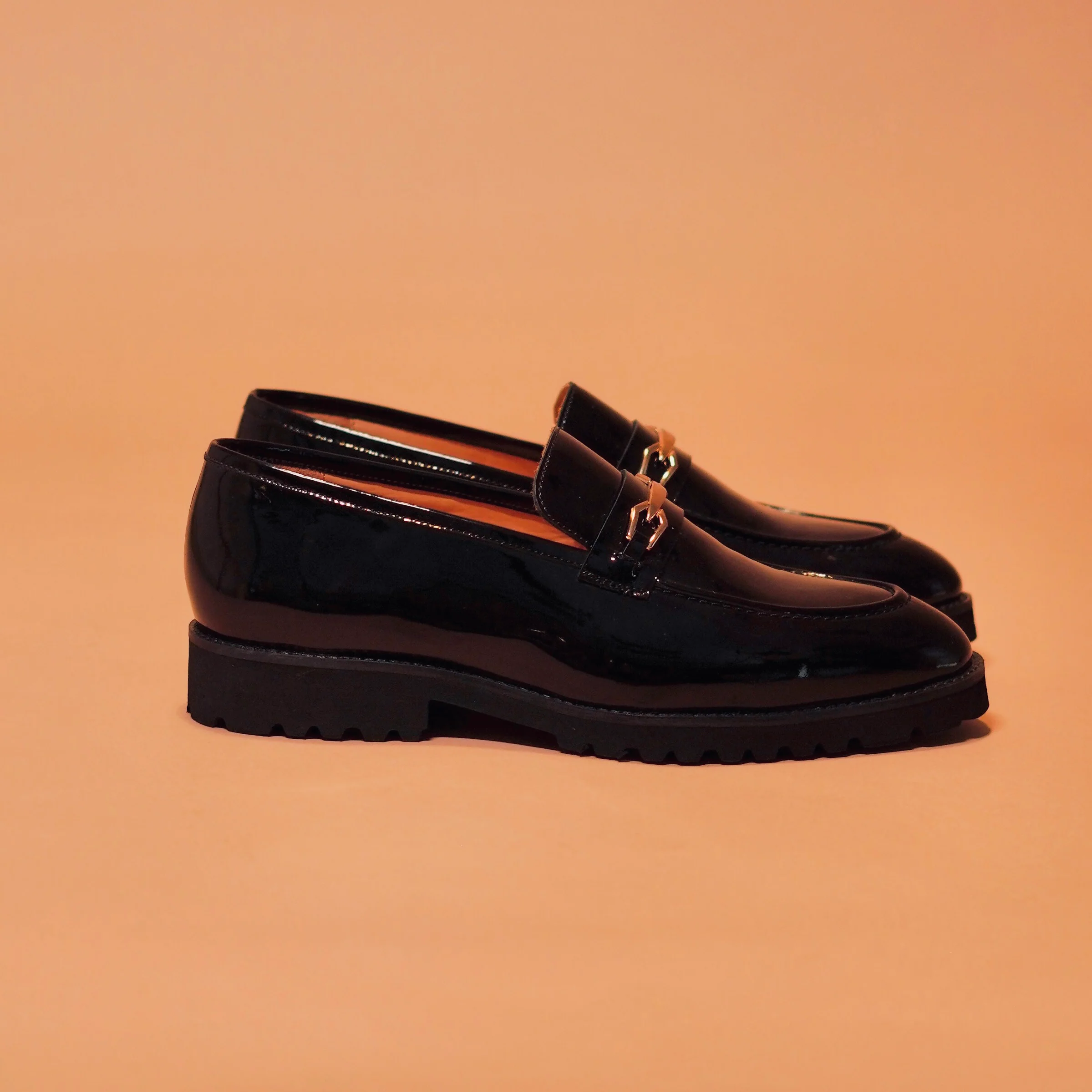 Moccasino Nero | Black patent leather loafers - Image 3