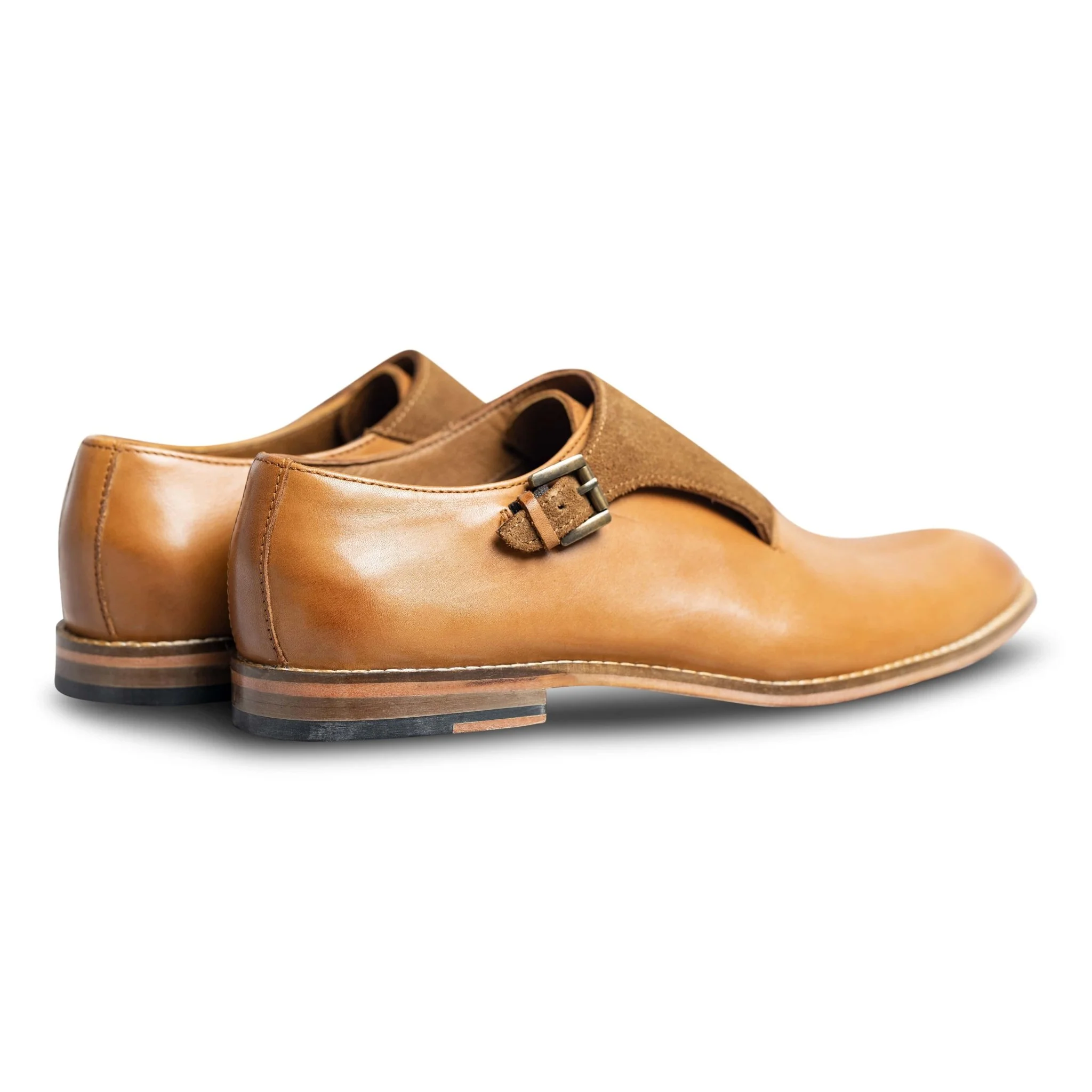 Monaco | Two-toned brown leather monkstraps - Image 5