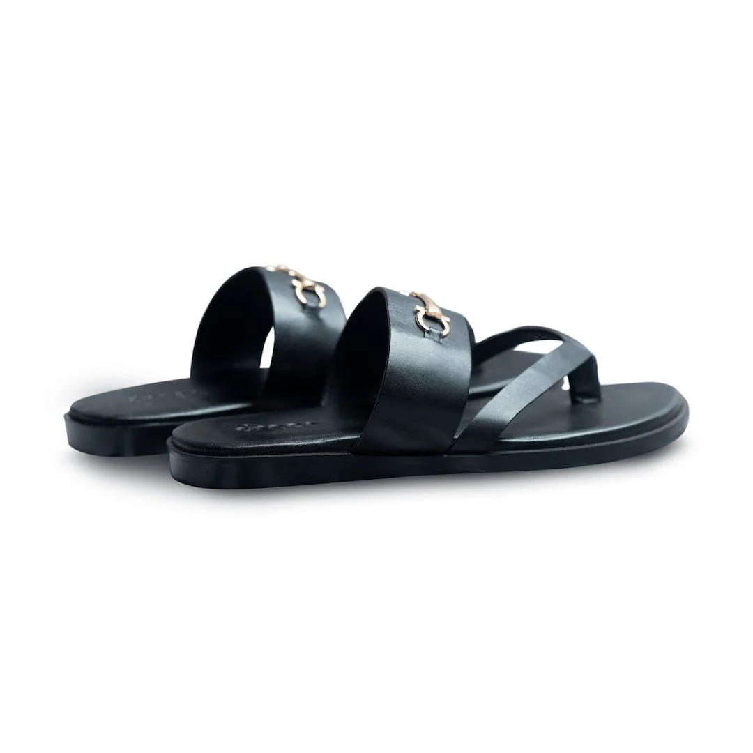 Pelle Fibio | Horsebit buckle leather chappals - Image 6