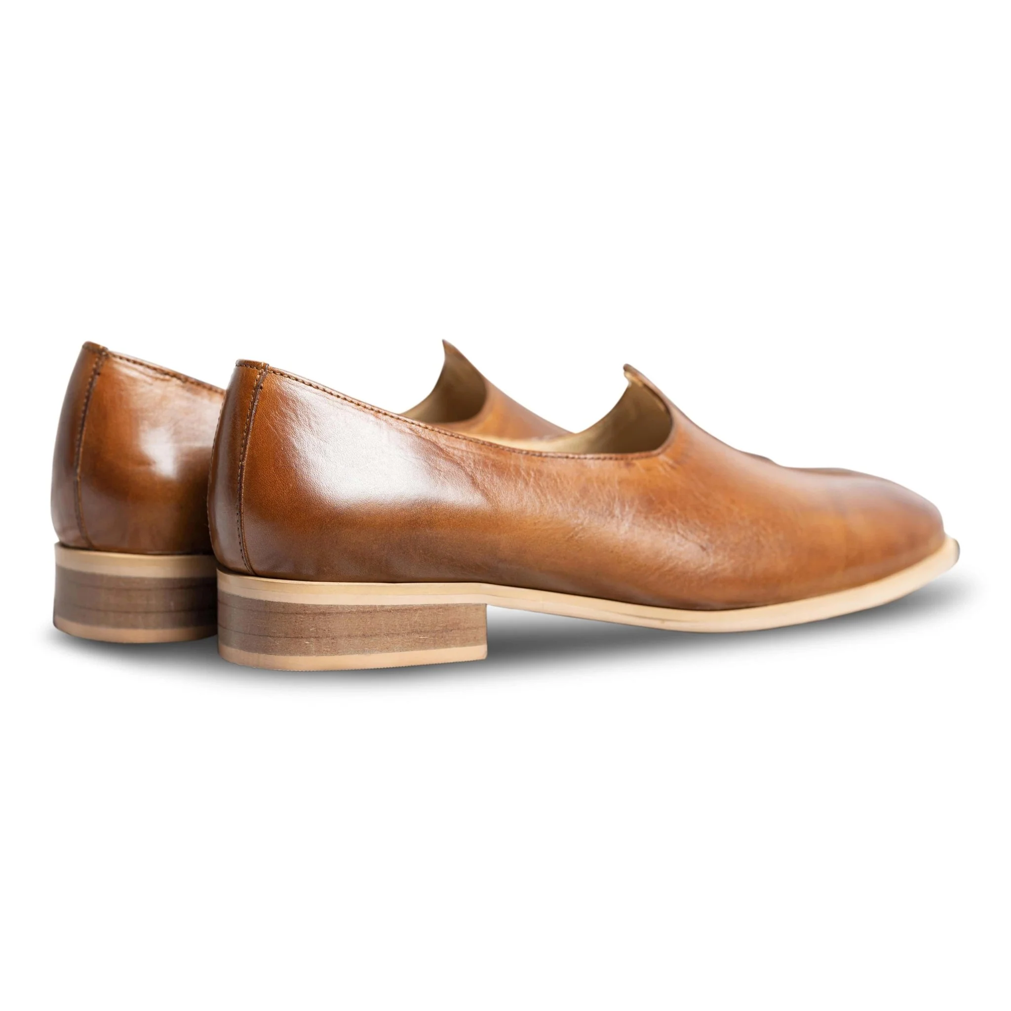 Ethnico Bronzo | Tan leather mojris - Image 8