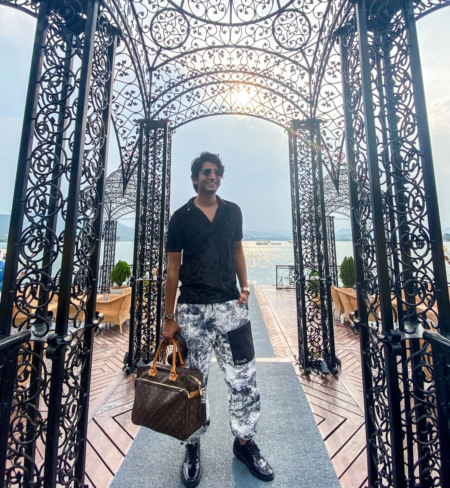 Lustro | Patent black leather sneakers - Image 7