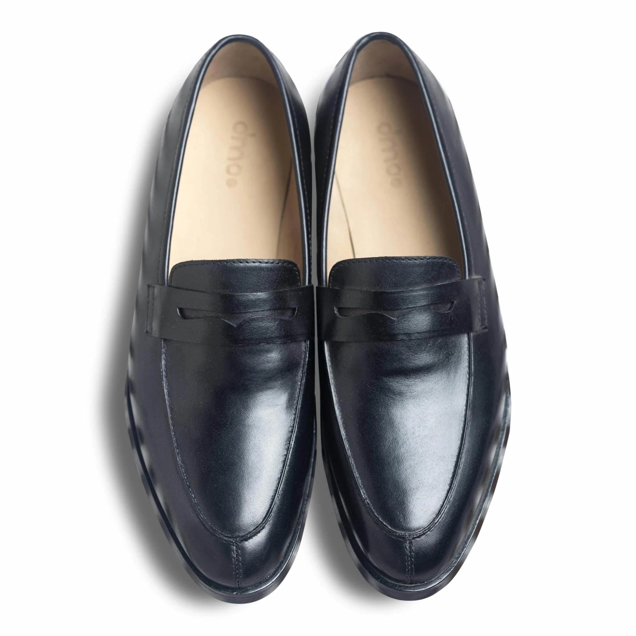 Noir | Classic black leather penny loafers - Image 5
