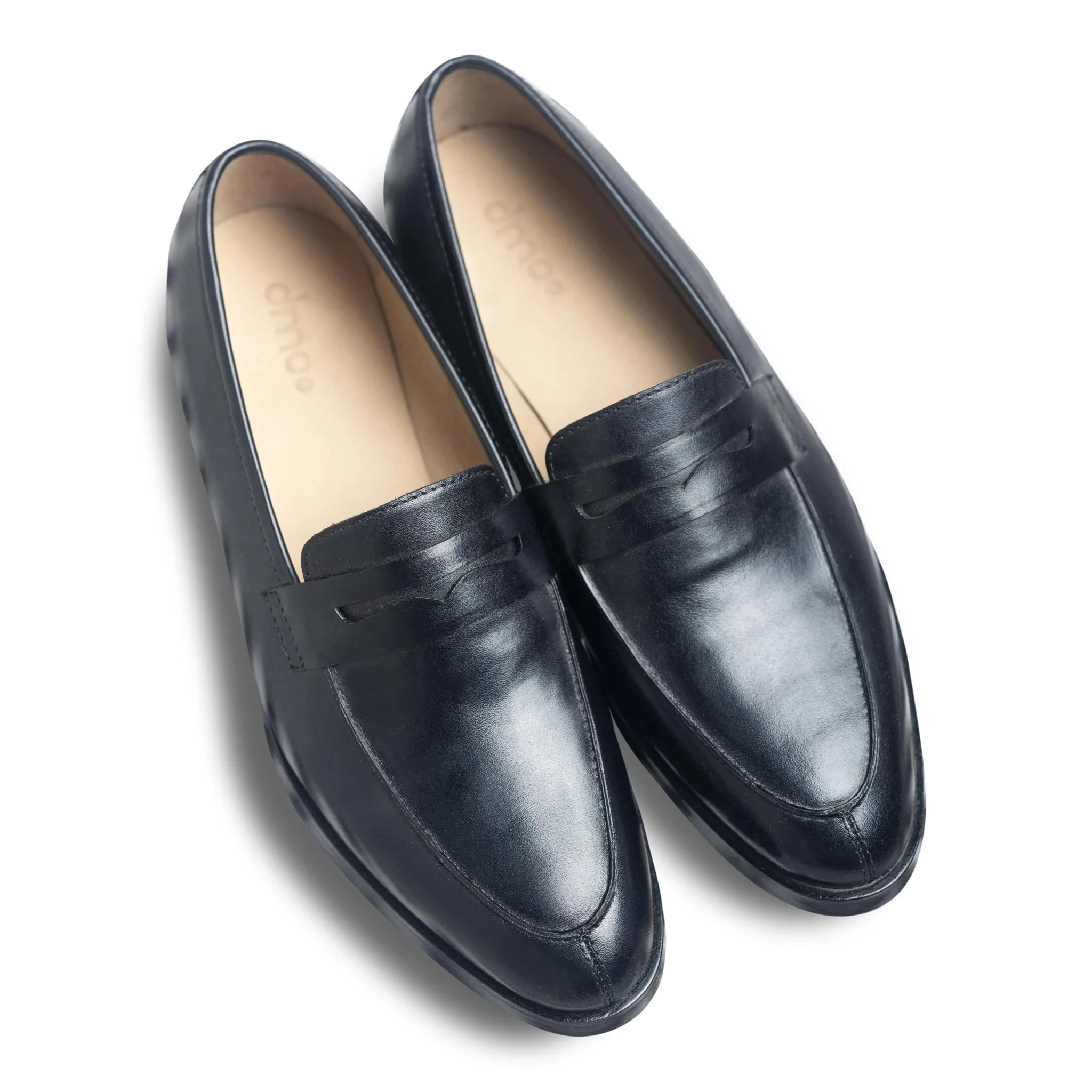 Noir | Classic black leather penny loafers - Image 7